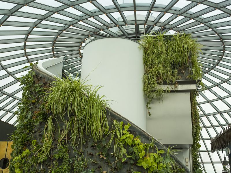 Architektonisch spannend gebaut ist das Perlan