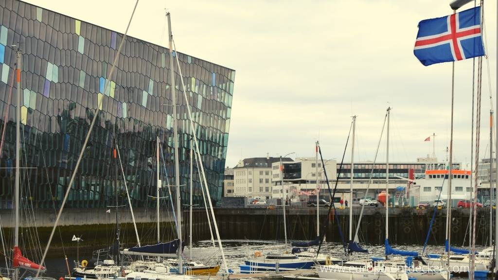 Harpa am Hafen in Reykjavik
