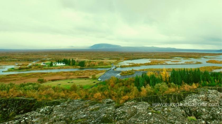 Nationalpark am Golden Circle in Island